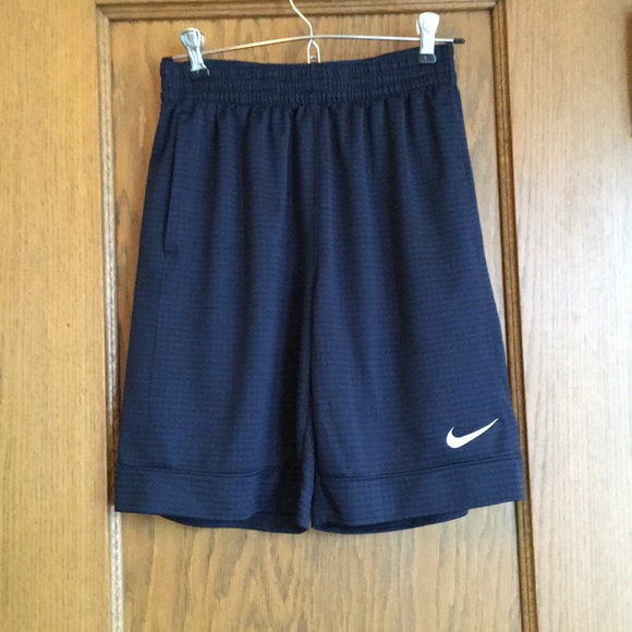 Nike shorts, navy blue, youth size large - Picture 1 of 6